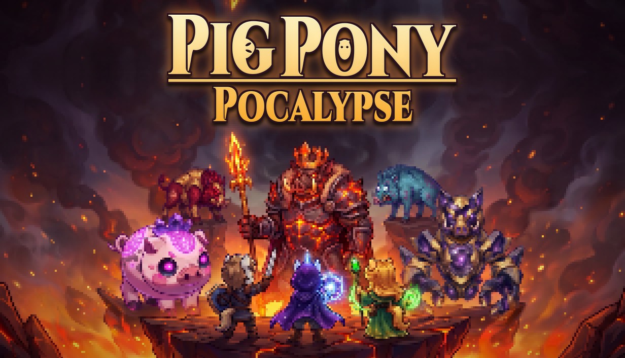 Main capsule art with the PigPonyPocalypse logo